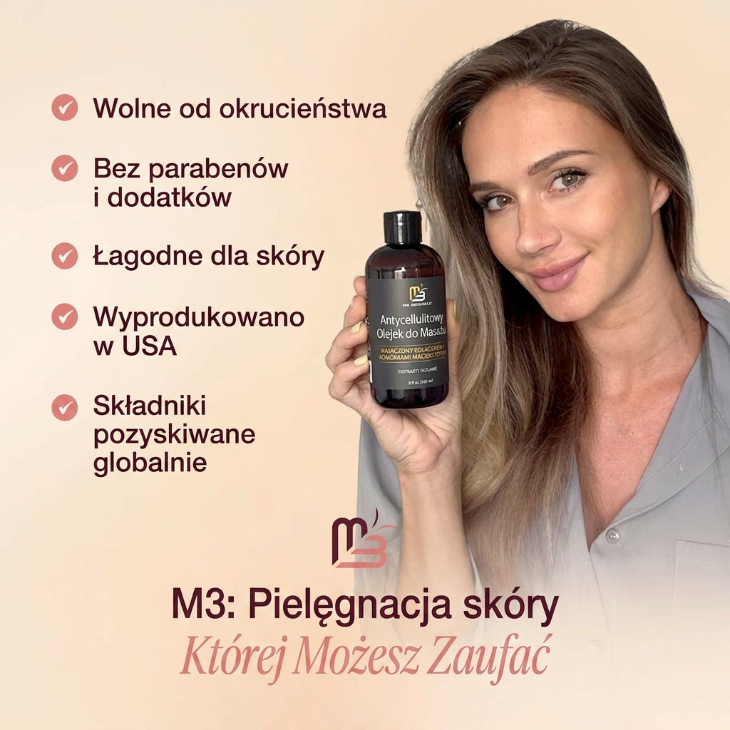 M3 Naturals | Olejek Antycellulitowy