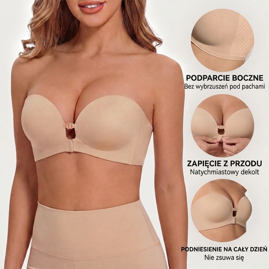 Biustonosz Push-Up Bez Ramiączek